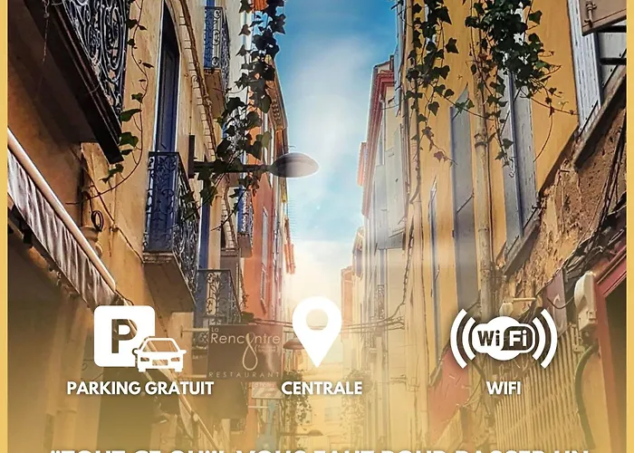 T3 Au Coeur De - Castillet & Cathedrale - Wi-fi Apartment